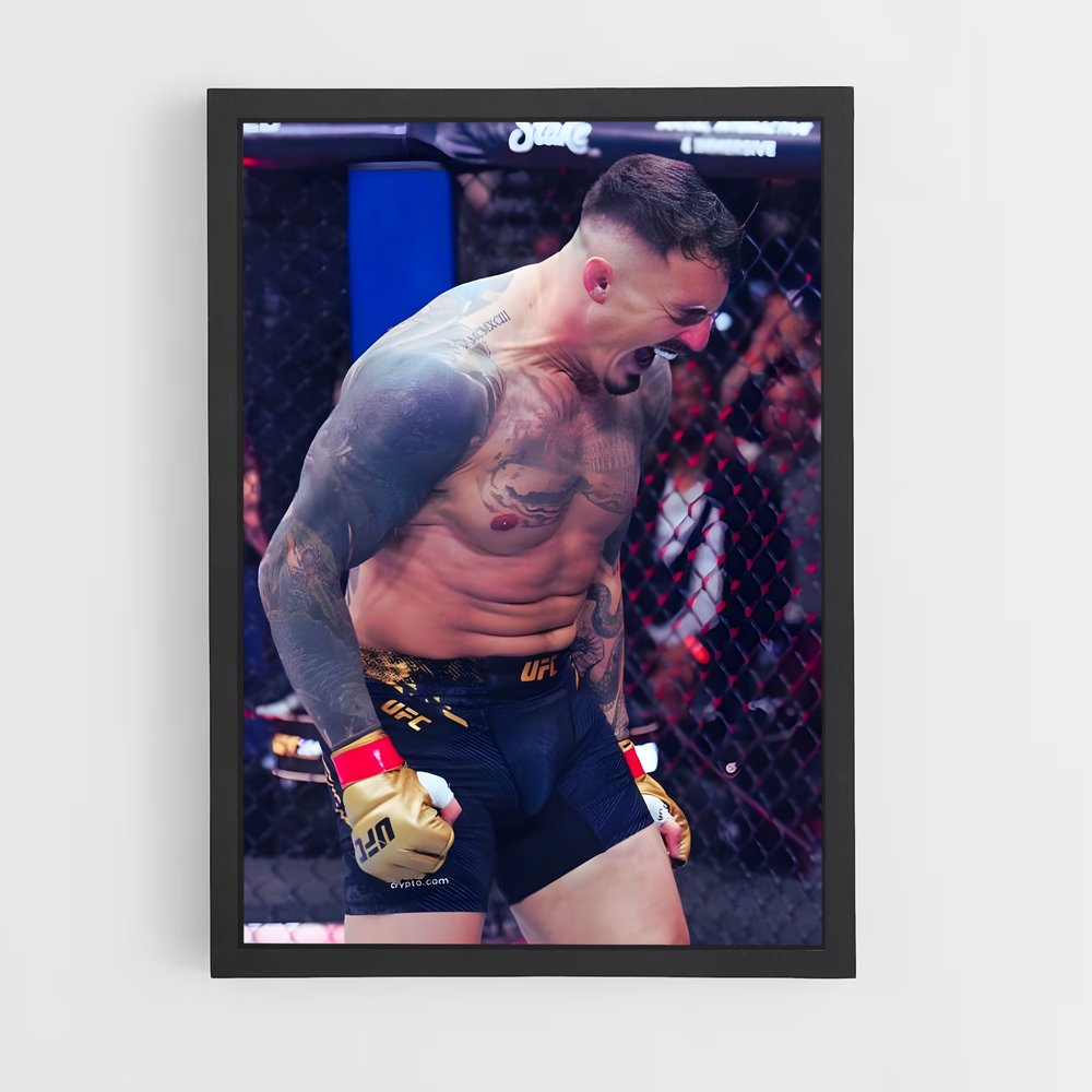 Poster Confrontation Épique – affiche MMA (vue 2)